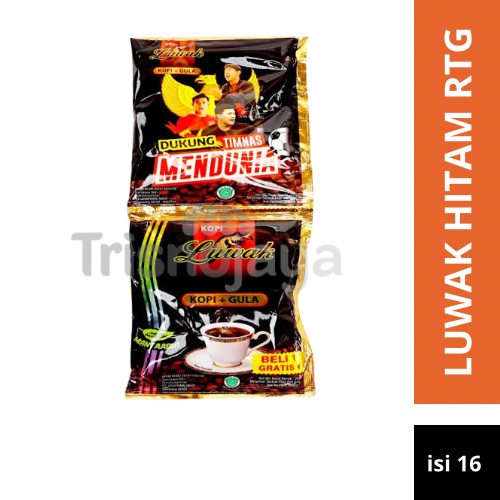 

KOPI LUWAK HITAM SACHET 1 renteng 10PCS GRATIS 6PCS