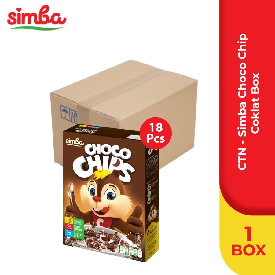 

Choco Chips Cereal SIMBA Box (150 gr x 18)