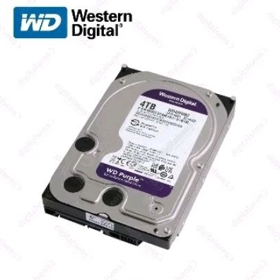 Hardisk WD 4 TB PURPLE SATA / HDD CCTV WD SATA 4TB PURPLE SATA