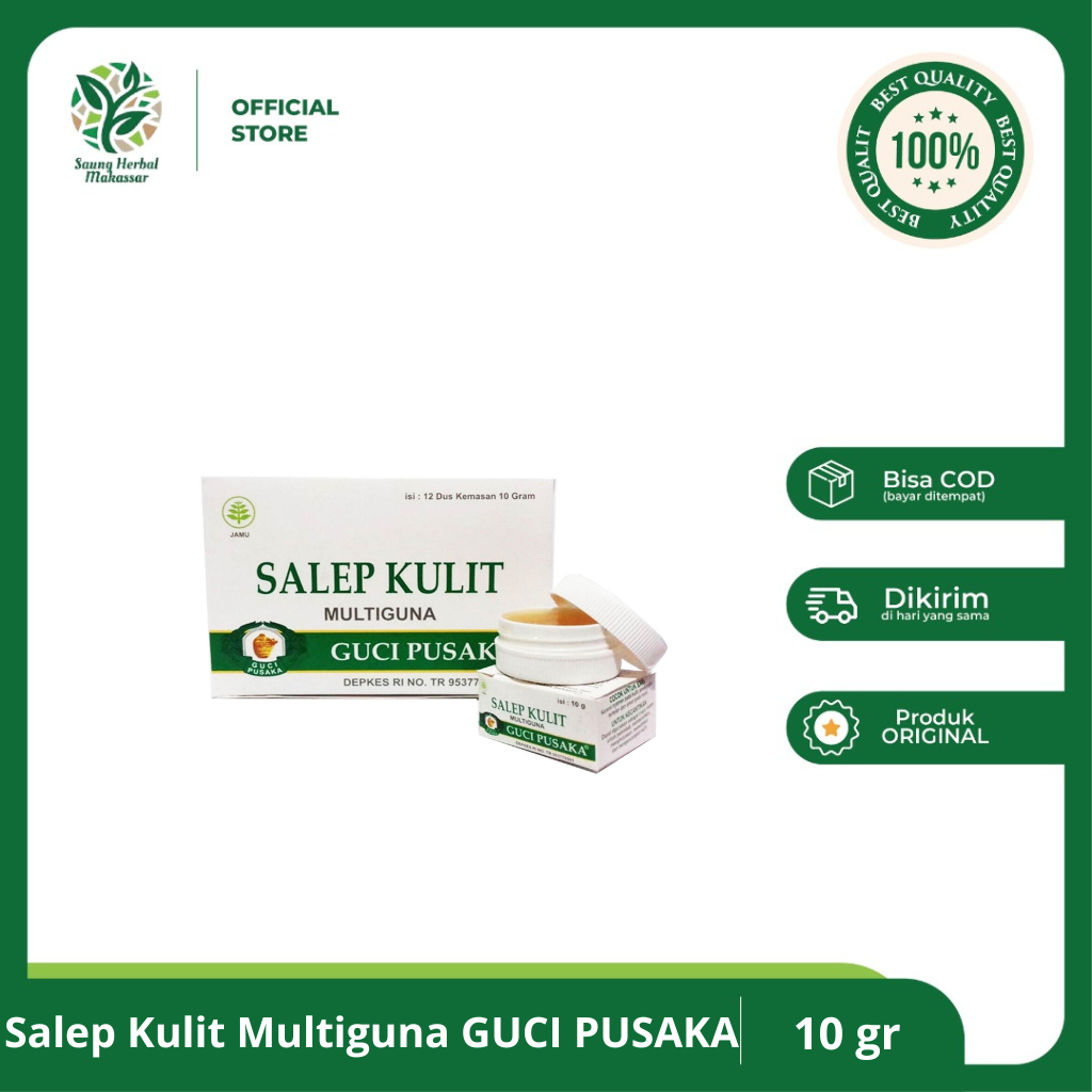 GUCI PUSAKA - Salep Kulit Multiguna Guci Pusaka 10gr