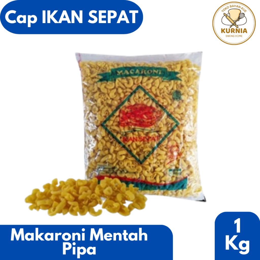 

MAKARONI PIPA CAP IKAN SEPAT MENTAH 1 KG