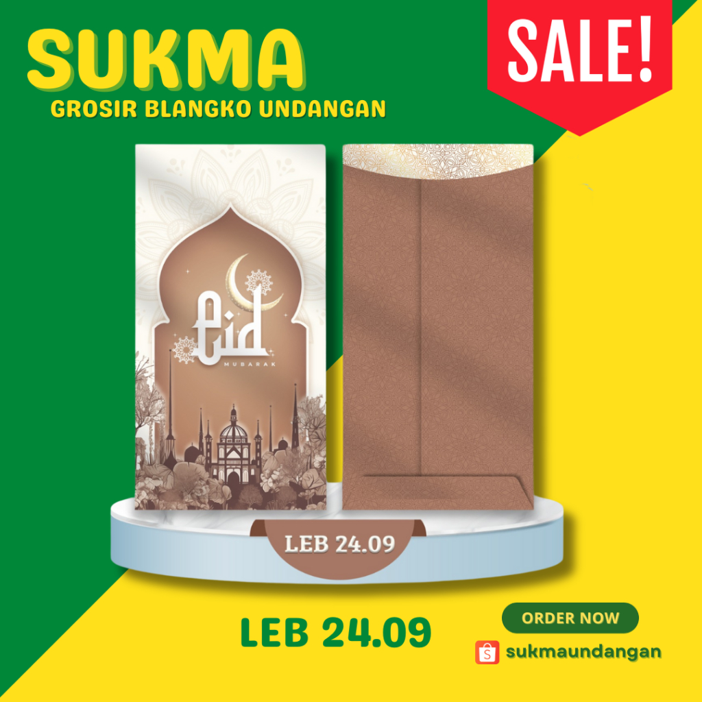 

AMPLOP LEBARAN ATAU KARTU LEBARAN JUWARA LEB 24.09 ISI 20 LEMBAR HARGA MURAH | AMPLOP LEBARAN UNIK | AMPLOP LEBARAN TERMURAH | AMPLOP LEBARAN AESTHETIC | KARTU LEBARAN PREMIUM / AMPLOP LEBARAN PREMIUM | SUKMA UNDANGAN