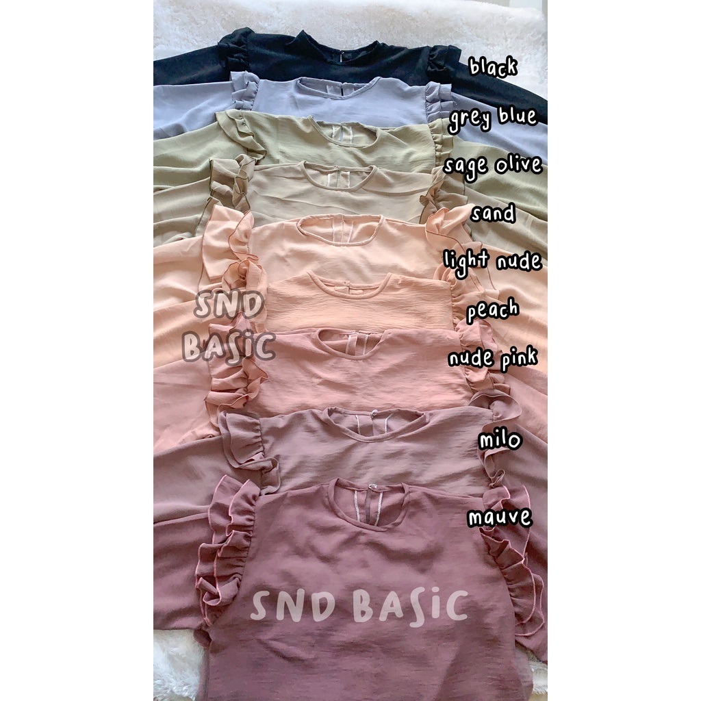 BAJU SET | SETELAN KULOT CREPE | OOTD WANITA MUSLIM TERKINI | SETELAN BLOUSE & CELANA KULOT