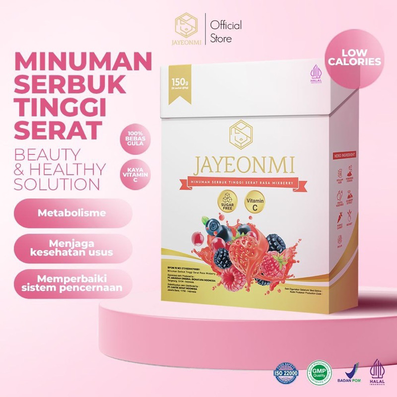 JAYEONMI FIBER DRINK JAYEONMI MIXBERRY FIBER DRINK HALAL BPOM READY STOCK
