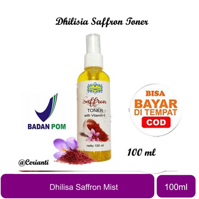 [RESMI] BPOM Saffron Face Mist Masker Lea Gloria/  FACE SPRAY SAFFRON BPOM