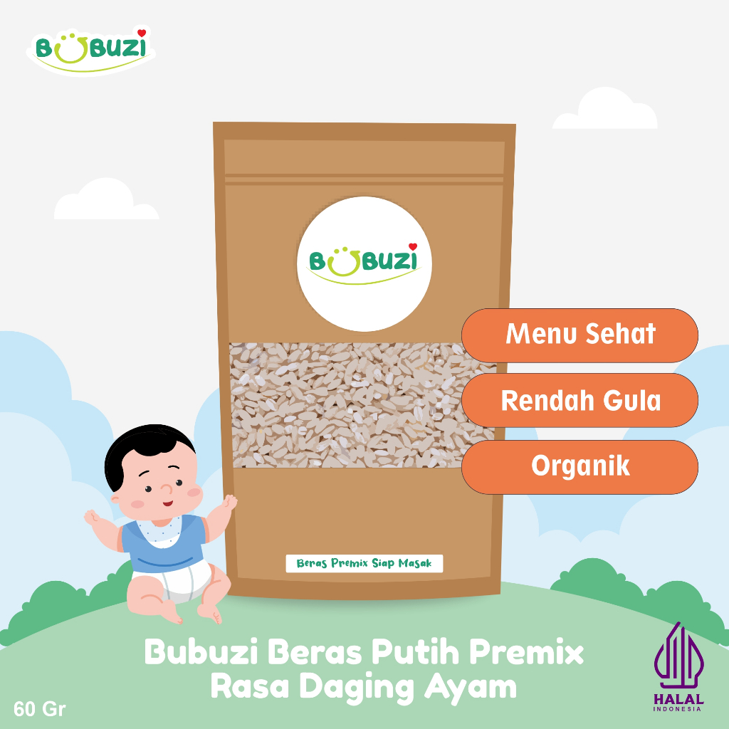 

Bubuzi Beras Premix Siap Masak