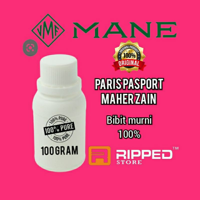 (100 ML) BIBIT PARFUM MURNI MAHER ZAIN BY MANE ORIGINAL