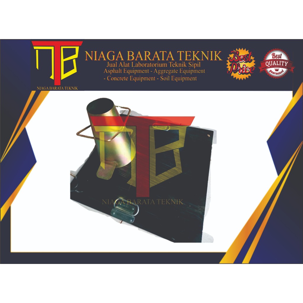 corong slump test plat slump test