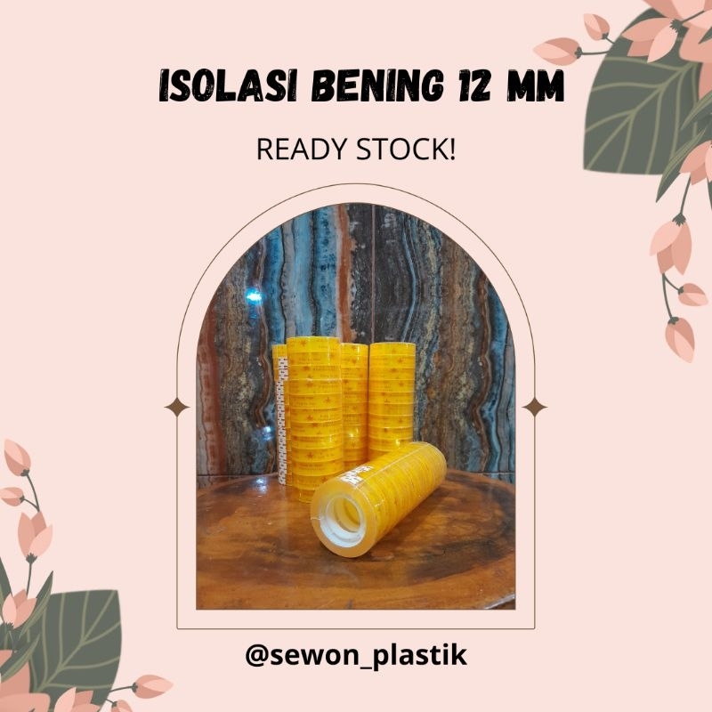 

Isolasi Bening 12 mm 25 Yard