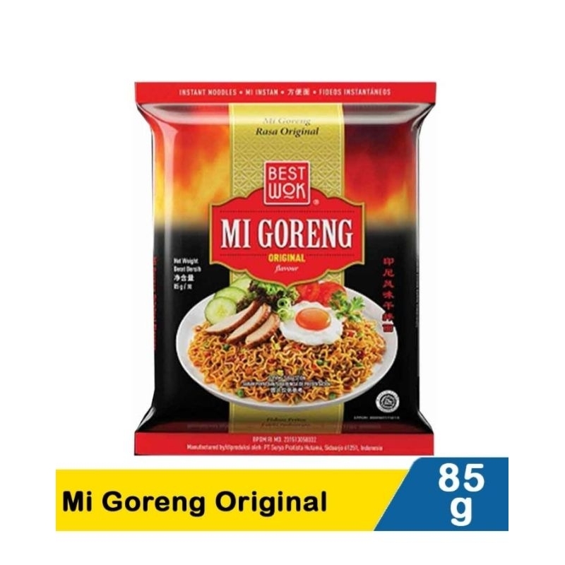 

Best Wok Mie Instan Goreng Rasa Original Kemasan isi 85 gram