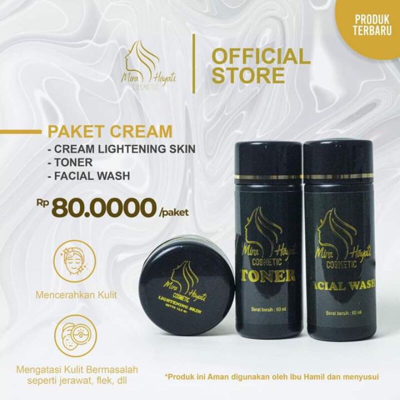 Skincare Mira Hayati MH Kosmetik Asli Original BPOM Mirahayati Official Paket Basic
