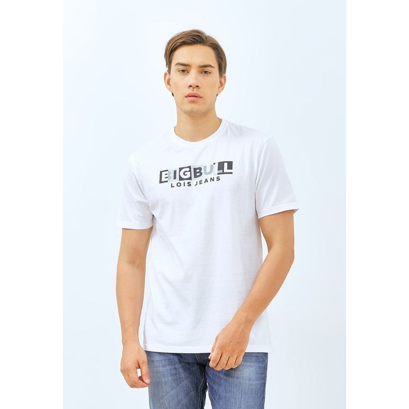 KSB2234 KAOS T-SHIRT LOIS ORIGINAL PRIA WARNA PUTIH WHITE