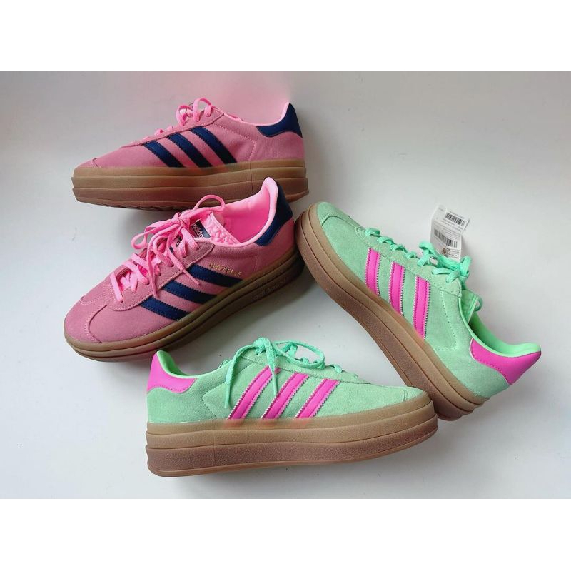 NEW ARRIVAL ADIDAS GAZELLE BOLD PINK & TOSCA BNIB PERFECT KICK PREMIUM QUALITY