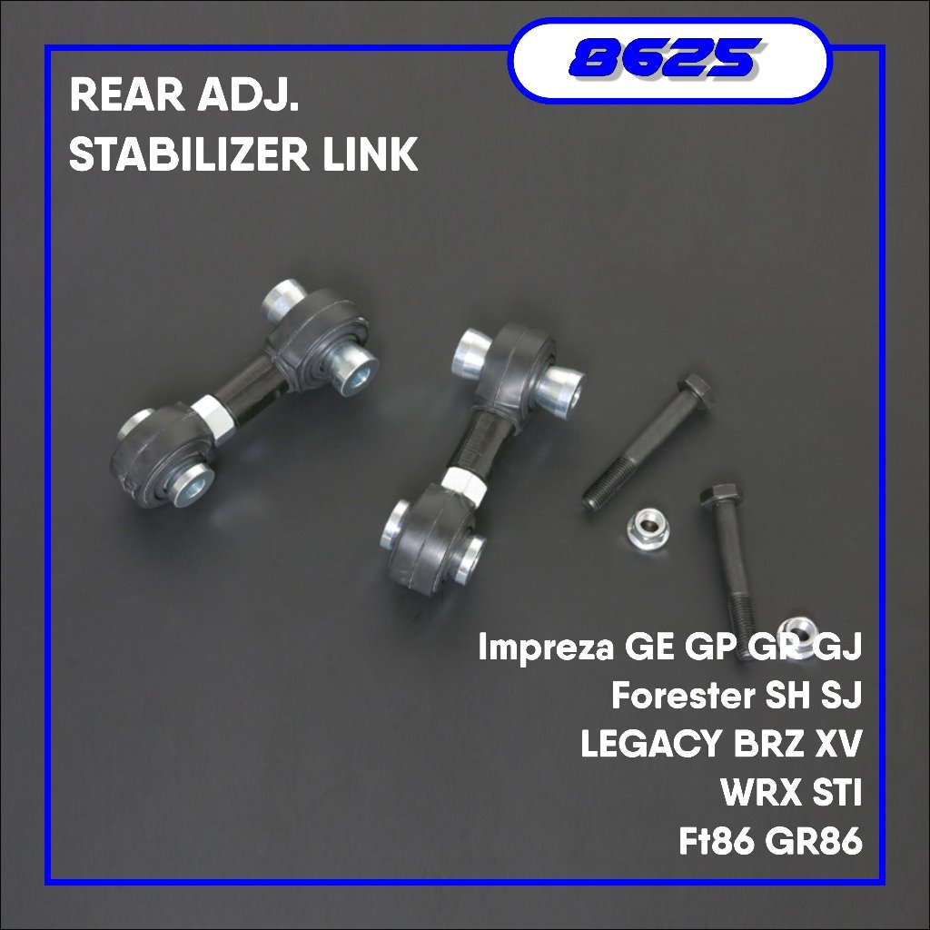 Aksesoris Stabiliser Hardrace - 8625 - REAR ADJ. STABILIZER LINK - SCION FR-S ZN6 SUBARU IMPREZA 3rd