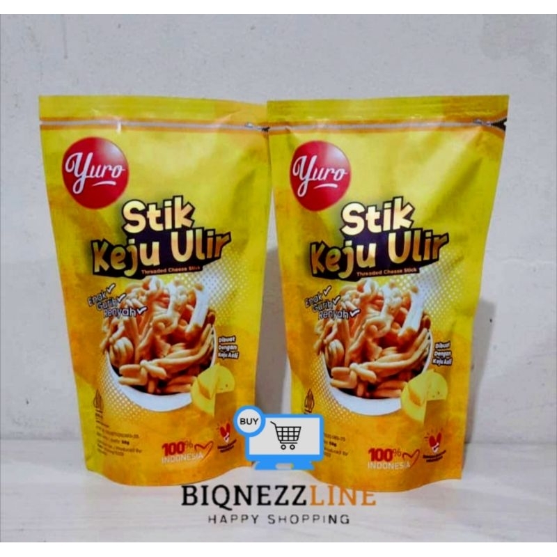 

Makanan Ringan STIK KEJU ASLI Paket 2 pack @ 170gr