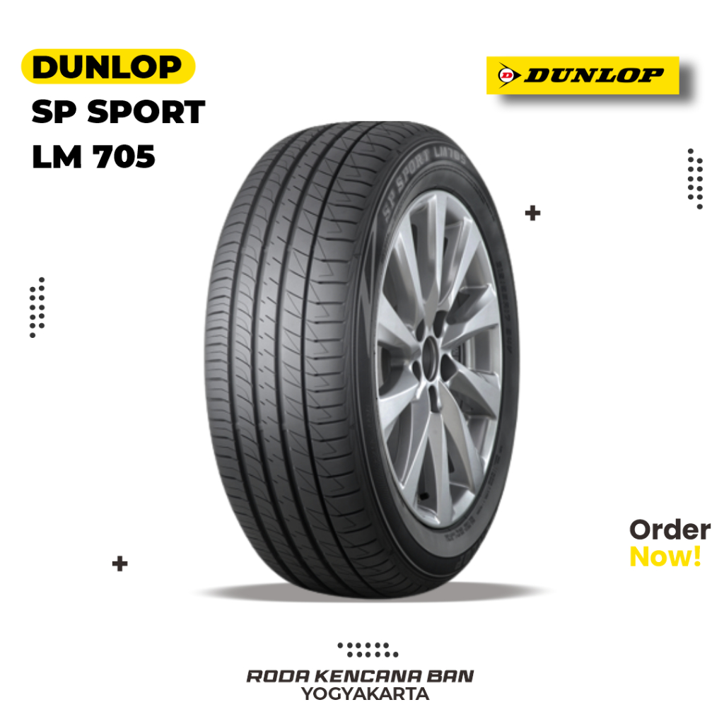 DUNLOP LM705 Size 215/70 R15 - Ban Untuk Mobil CRV Hilux Taruna Innova