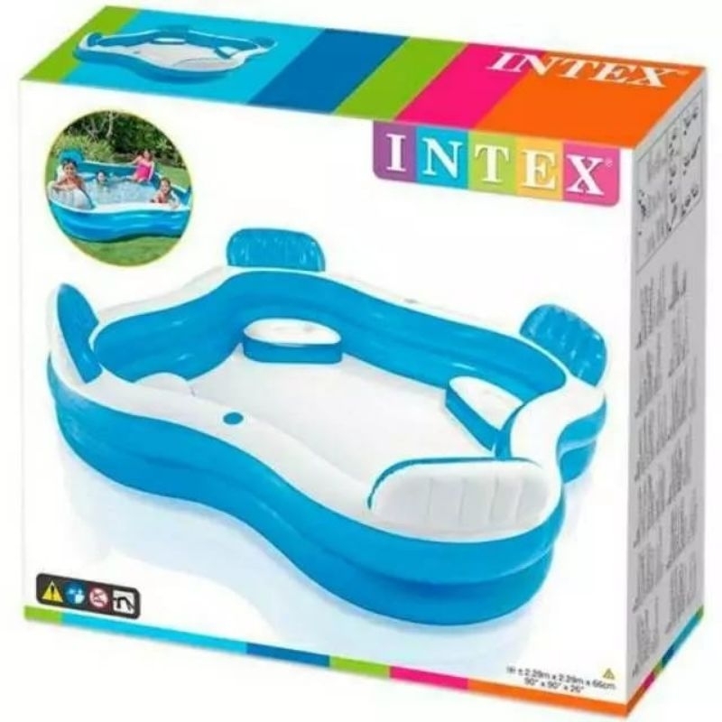 Intex 56475 Swim Center Family Lounge Pool