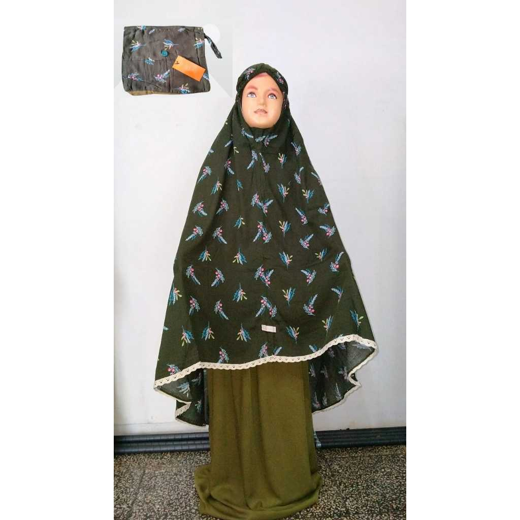 Mukena DF anak /mukena motif/ mukena simpel nyaman/ mukena bahan rayon / busana muslim wanita