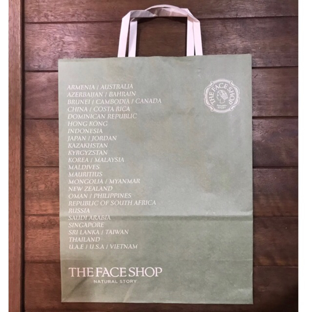 

Sale! Original Paper Bag The Faceshop - Besar