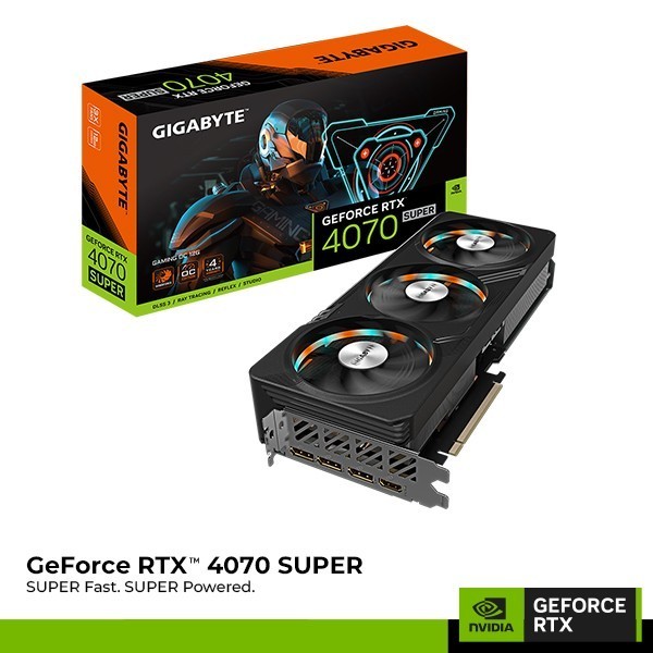 GIGABYTE GeForce RTX 4070 SUPER GAMING OC 12GB GDDR6X