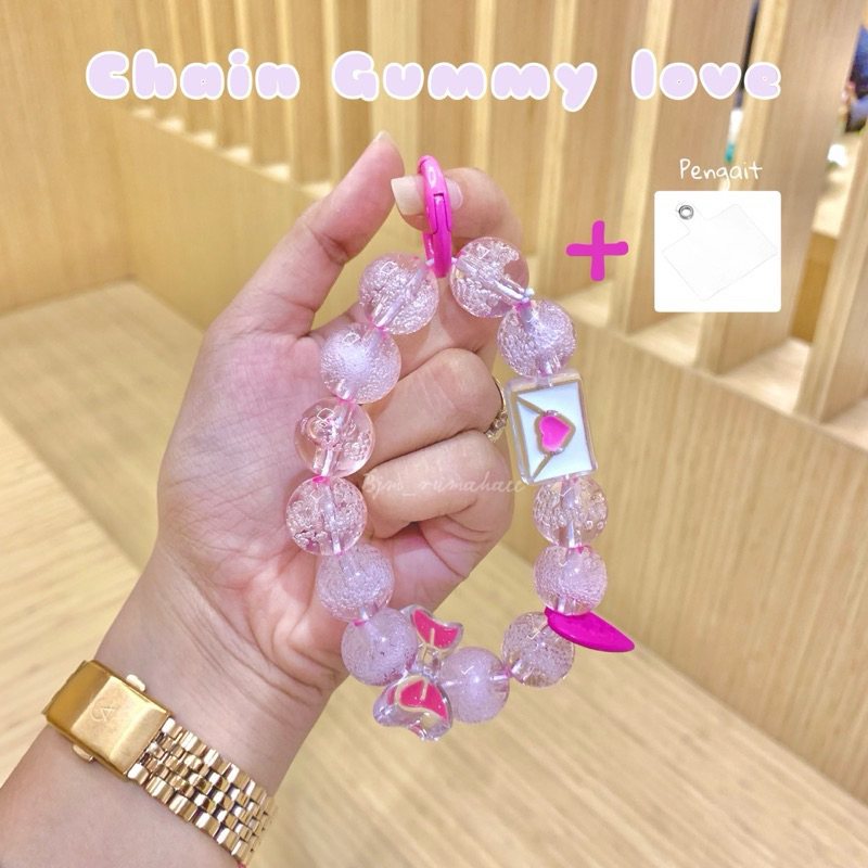 Strap Phone / Gantungan Handphone / Strap HP / Gantungan HP / Aksesoris Hp Fashion Pinky / Chain HP 