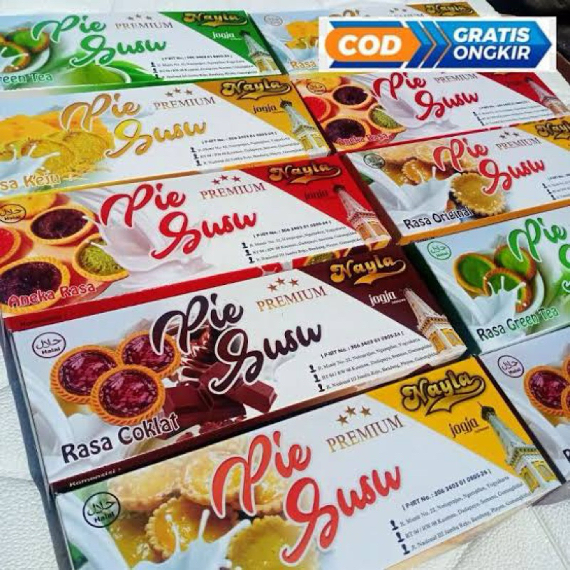 

PREMIUM Pie Susu NAYLA 1 Box Isi 6 Pcs