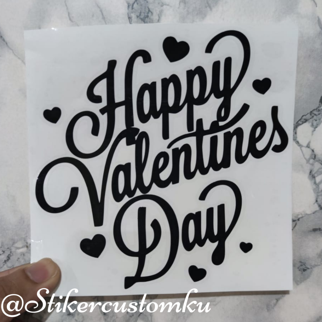 

Stiker Happy Valentine Day Sticker Cutting TYPE 15