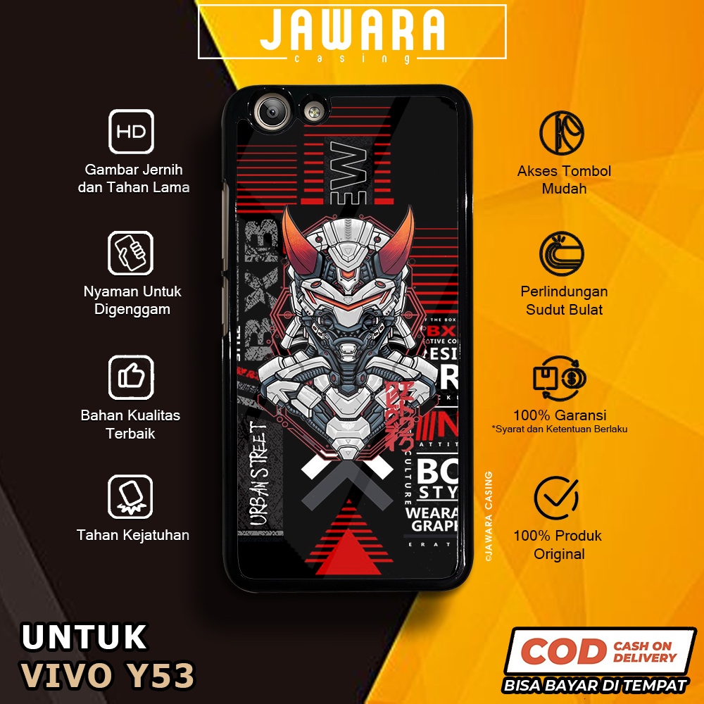 Case Vivo Y53 Casing Vivo Y53 [CYBR] Premium Glossy Case Hp Vivo Jawara Casing Hp Vivo Y53 Custom Ca