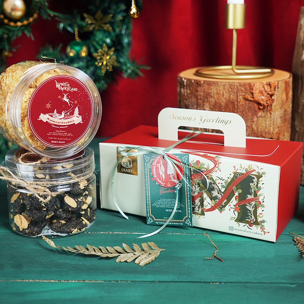 

Termurah dan terbaik Hampers Natal Christmas Hampers Special Oatmeal Cookies 2 Jars buruan