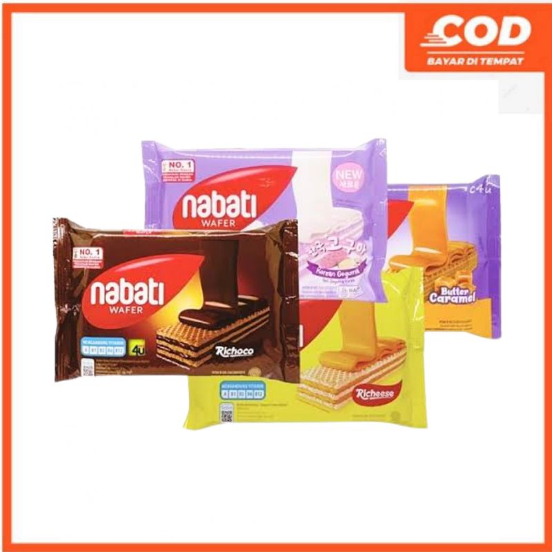 

Nabati Wafer | Snack Richeese Nabati Keju Coklat