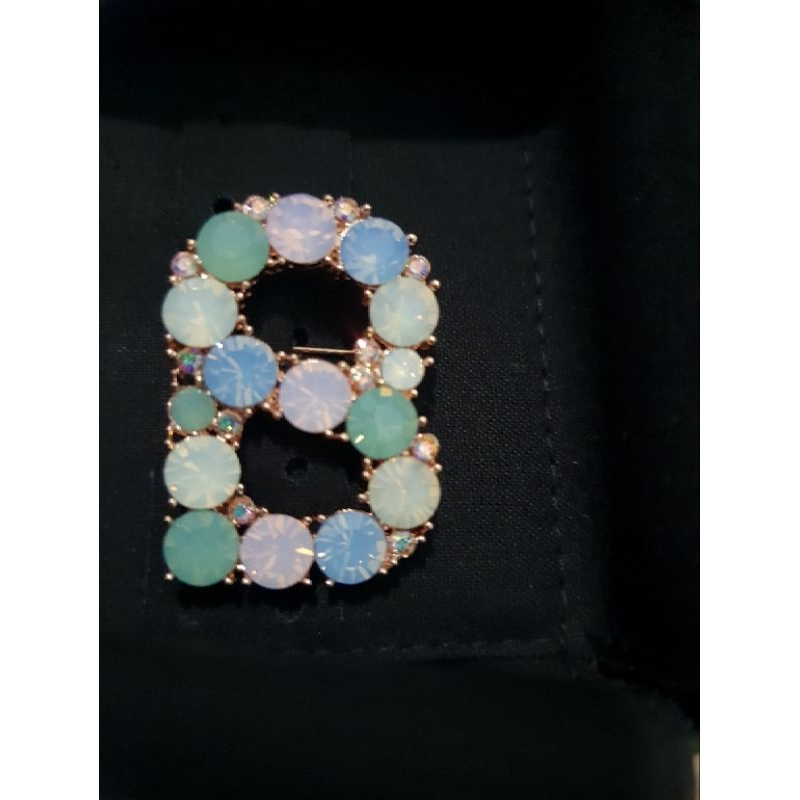 Buttonscarves Orlin Brooch in Opal Multicolor