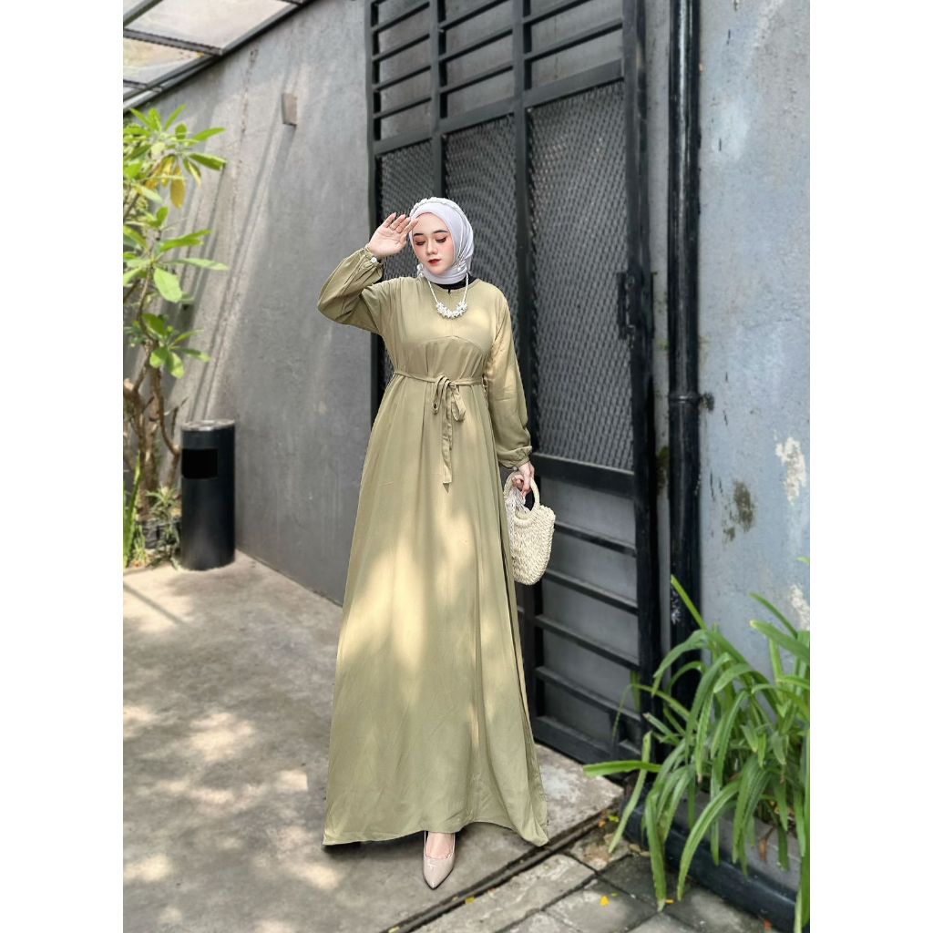 LONGDRESS GAMIS WANITA DEWASA SIMPEL POLOS BUSUI FRIENDLY RAYON IMPORT MURAH BERKUALITAS PREMIUM