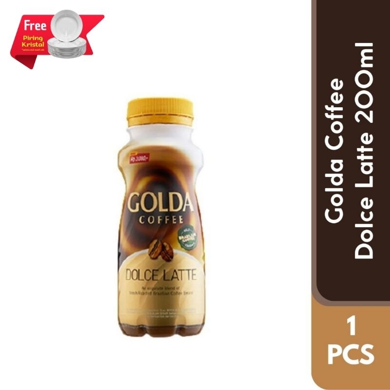 

GOLDA Coffee Dolce Latte Minuman Kopi 200ml (Beli 3 Harga GROSIR)