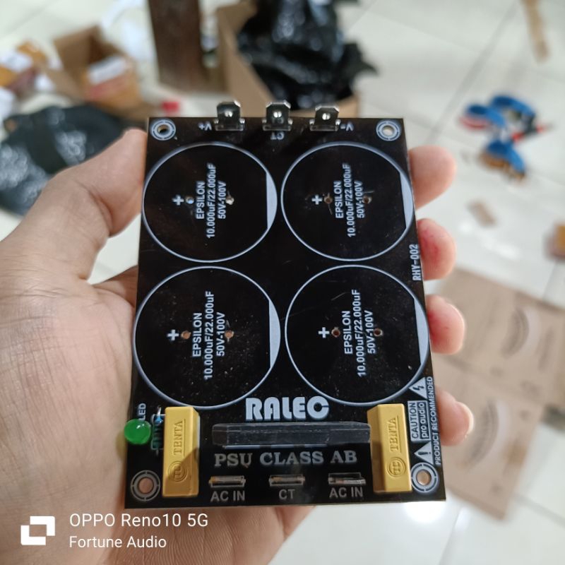 Pcb psu isi 4 elco plus komponen ori Pcb class AB isi 4 elko untuk power amplifier