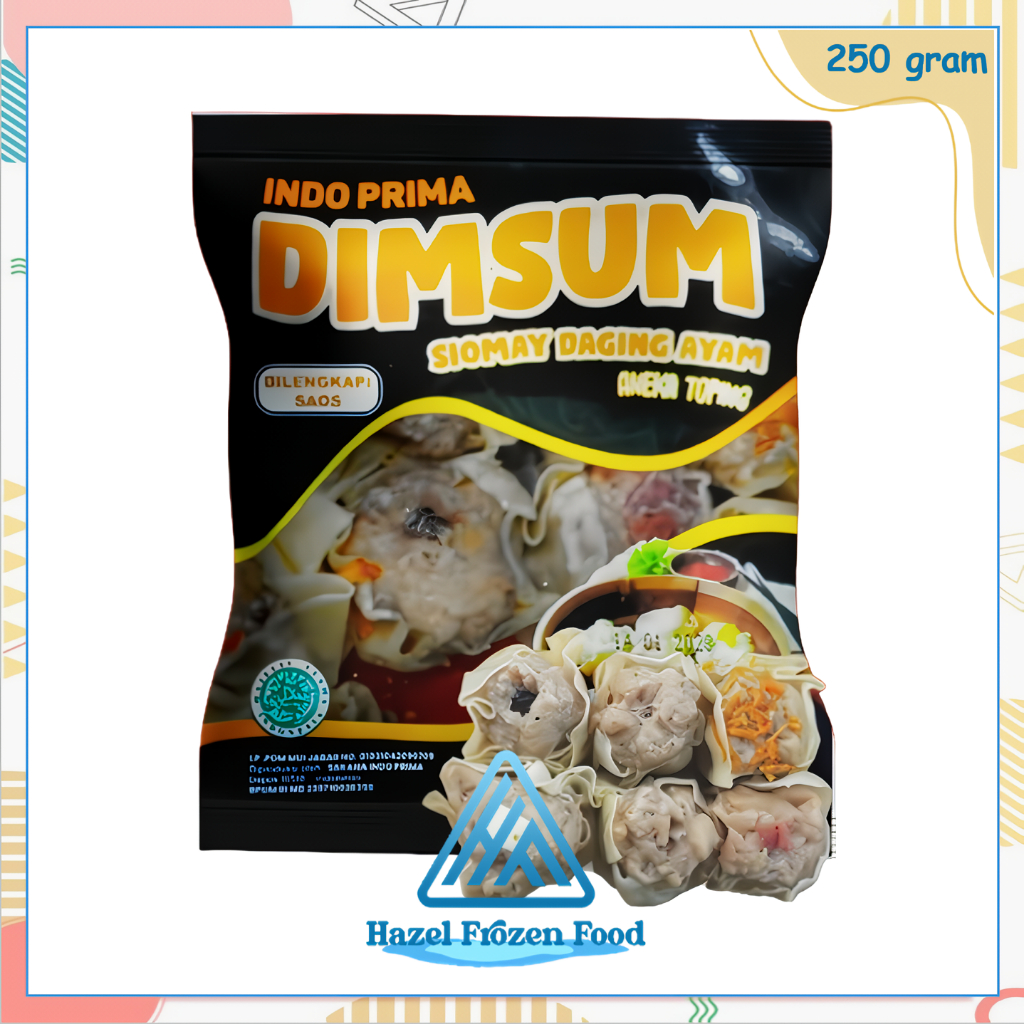 

Indo Prima Dimsum Ayam 250 g Frozen Food Karawang