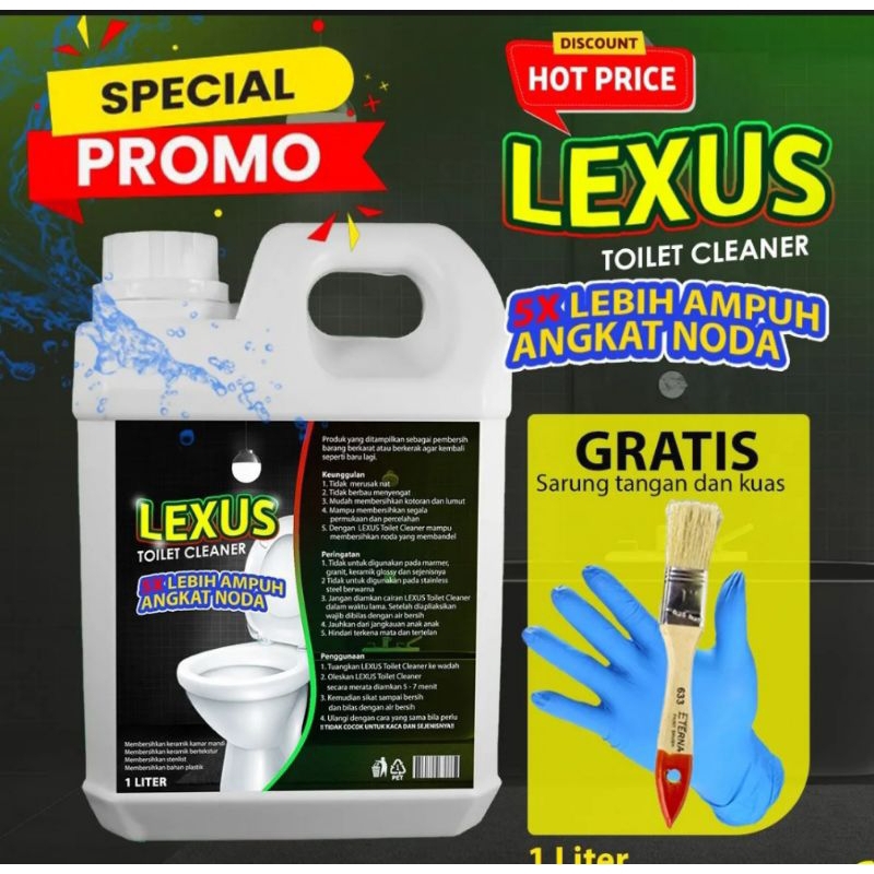 LexusCleaner Cairan pembersih Toilet berkerak/menguning kara berlumut