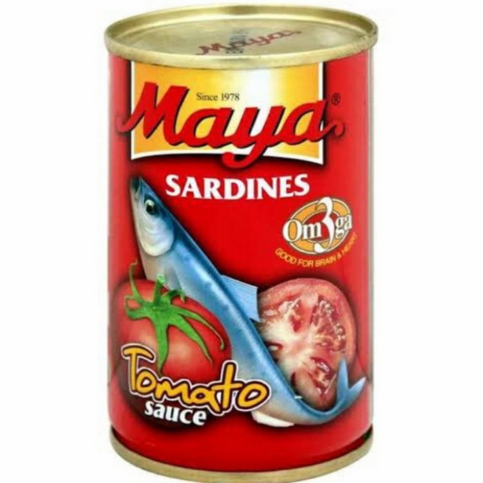 

maya sarden saus tomat 155 gram