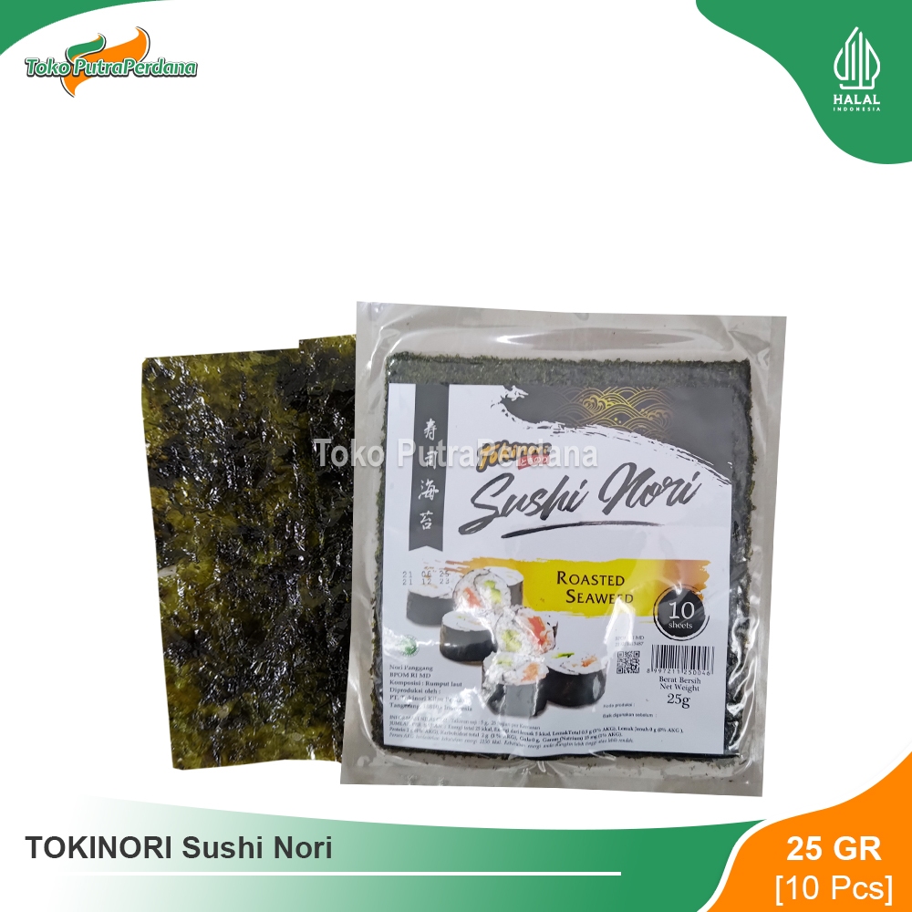 

TOKINORI Sushi Nori 10 Lembar (25gr)