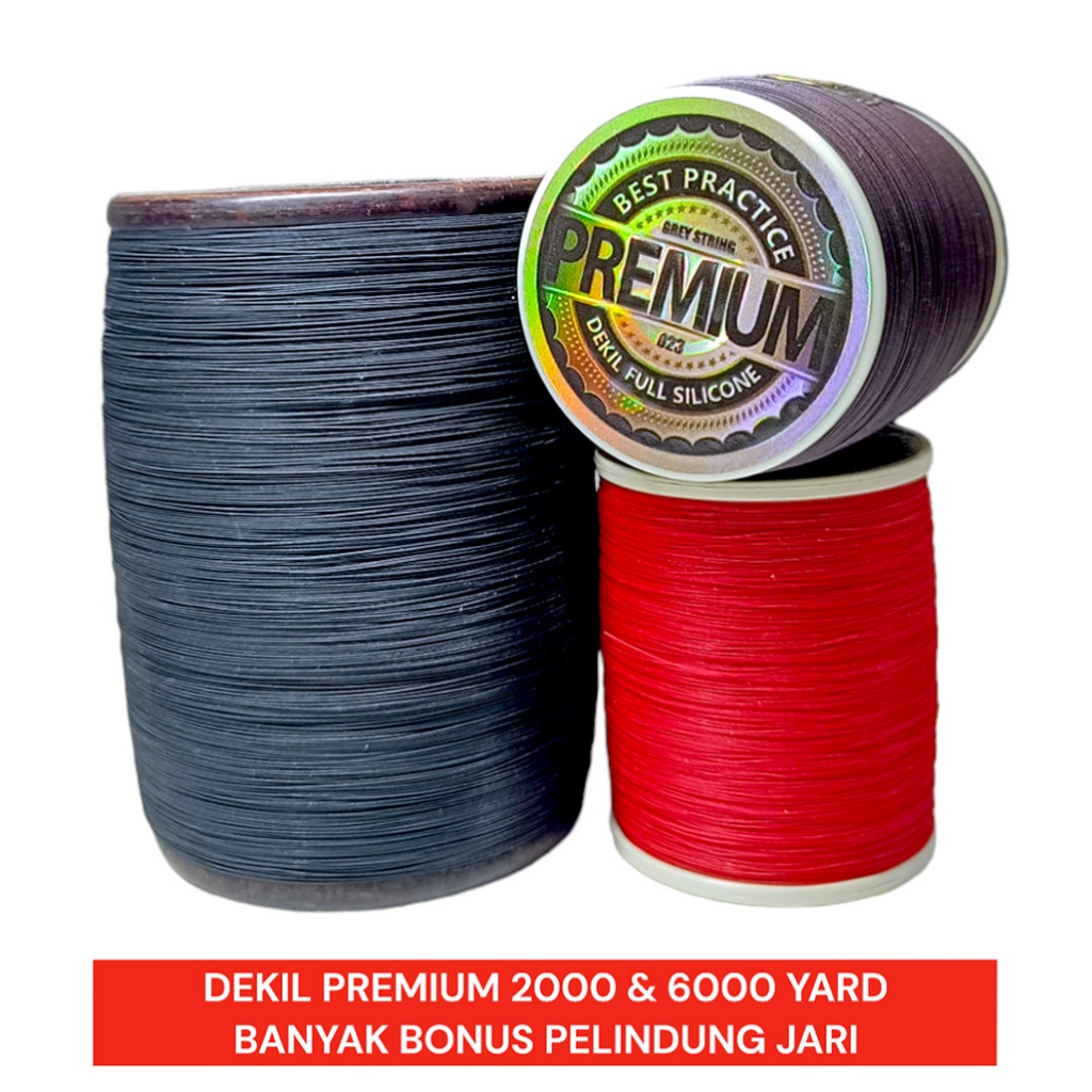 DEKIL PREMIUM Matot Gelasan/Senar Mati Bahan Abu Size 0,23