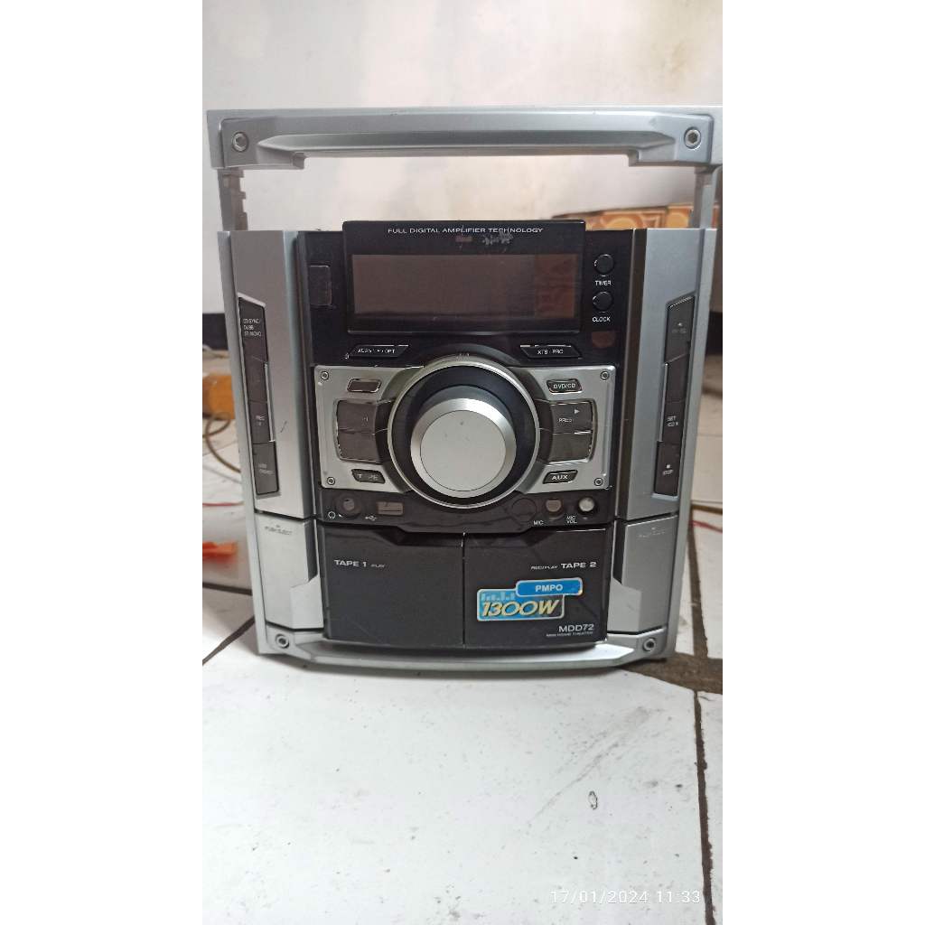 Panel depan / casing Tape Compo HIFI LG MDD72 Lengkap