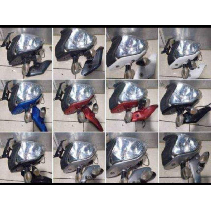 headlamp byson lampubyson batok lampu set breket kupingan send ori copotan