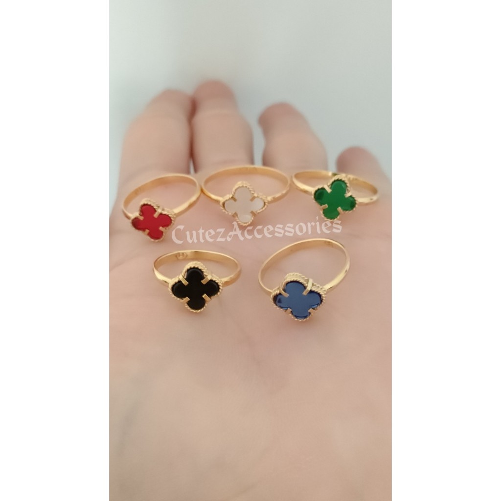 Cincin Clover 1 Gram Emas Muda