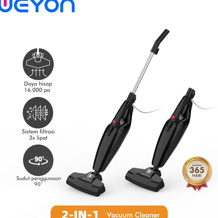SBv WEYON Vacuum Cleaner 2in1 Vacum Cleaner Penyedot Debu Portable Vacum Mini Home