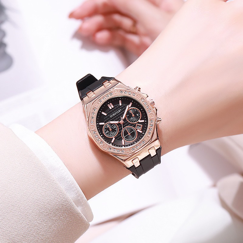 Wlisth Jam Tangan Wanita W52 Anti Air Stainles Stell Terbaru 2023