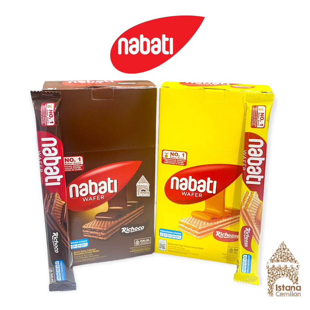 

Richeese Nabati Cheese / Richoco Chocolate Wafer (isi 20 pcs)