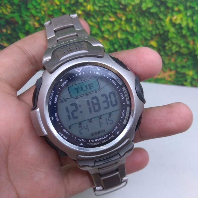 Jam tangan pria Casio ProTrek PRG 50 Triple sensor