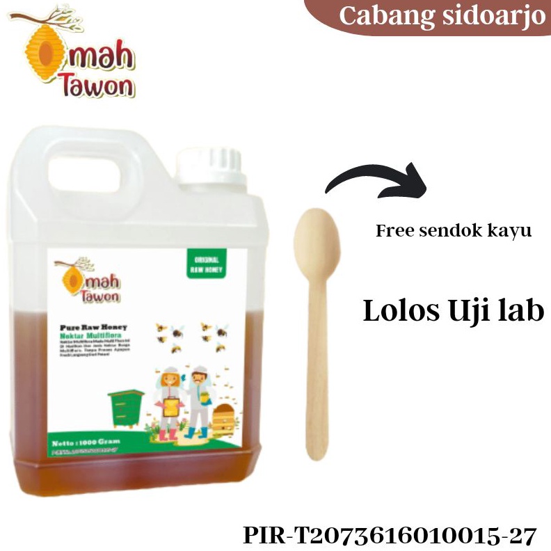 

MALL Madu Murni Asli Madu Mentah Nektar Multiflora 1kg