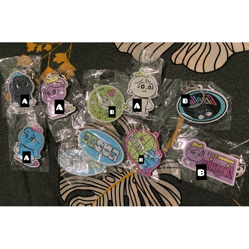aespa characters acrylic keyring ganci karina giselle winter ningning