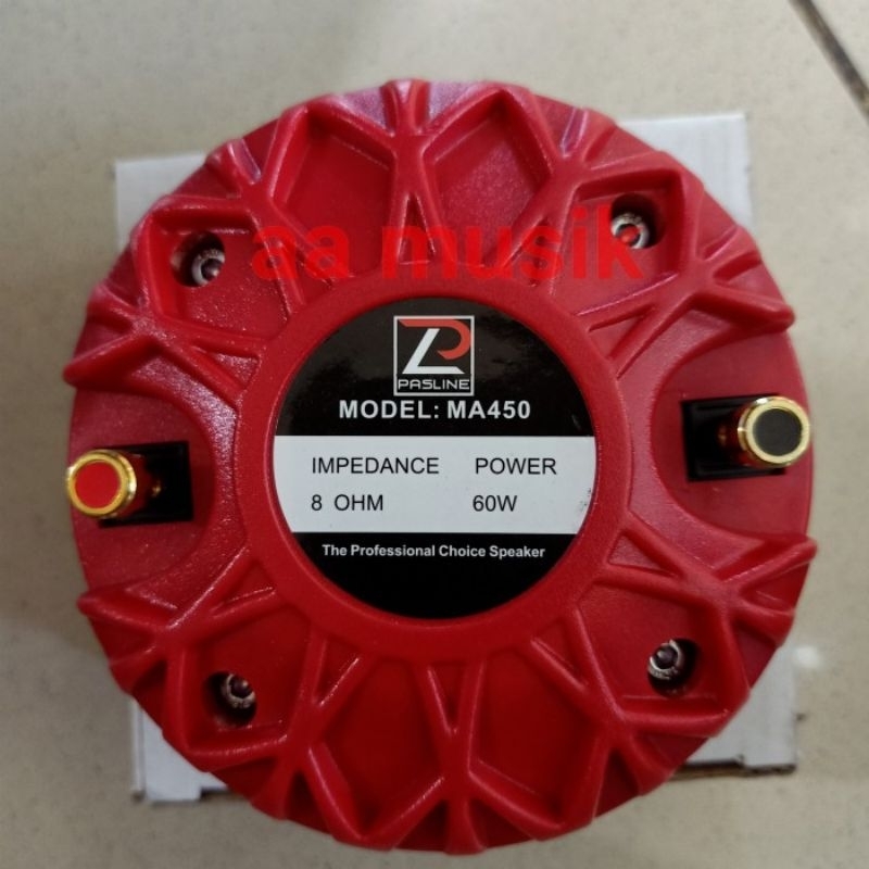 DRIVER TWEETER PASLINE MA450 SYSTEM BAUT MA 450