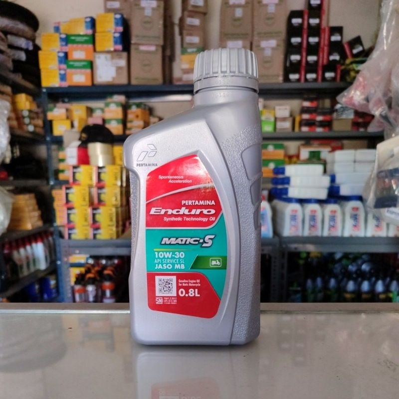 OLI ENDURO MATIC-S 10W-30 0,8L / OLI MESIN MOTOR / OLI MESIN PERTAMINA / OLI ENDURO ASLI / OLI MESIN